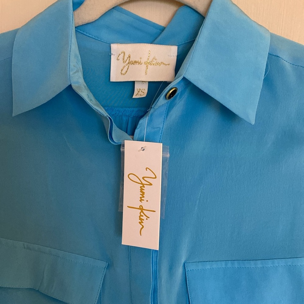 NEW Yumi Kim 100% silk blouse - Picture 2 of 4
